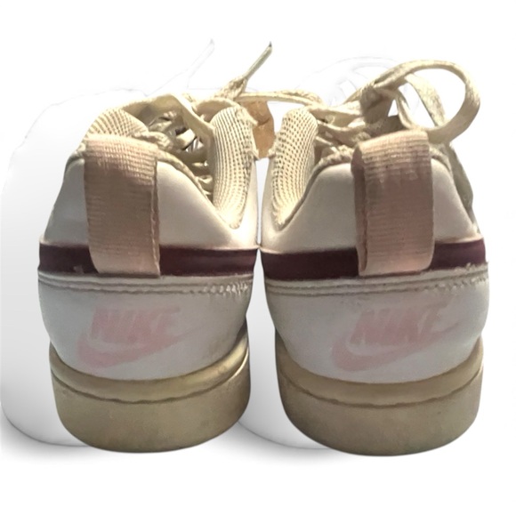 Nike Court Borough 2 Low White Dark Beetroot - Picture 11 of 16